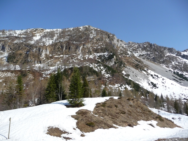 Il Monte Rodolino, raggiungibile dalla Casera Valine in ore 1.15.